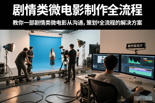 剧情类微电影制作全流程，教你一部剧情类微电影从沟通，策划到拍摄制作全流程的解决方案-大伟资源网