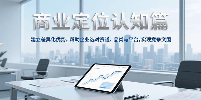商业定位认知，建立差异化优势，帮助企业选对赛道、品类与平台，实现竞争突围-大伟资源网