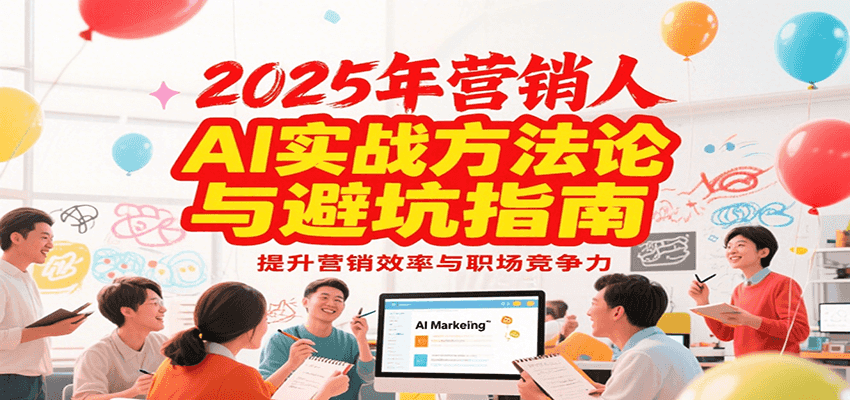 2025年营销实战方法论与避坑指南，利用AI提升营销效率与职场竞争力-大伟资源网