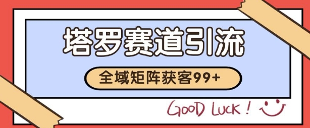 小红书某音塔罗赛道引流获客 自热矩阵日引200+【揭秘】-大伟资源网