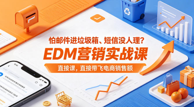 怕邮件进垃圾箱、短信没人理？EDM营销实战课，直接带飞电商销售额【原创双语字幕】-大伟资源网